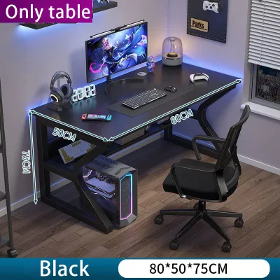 LALA-Gaming Table Home Student Study Table Office Computer Desk Upgrade Desktop Anchor Live Writing Desk Internet Cafemeja belajar komputer meja 电竞桌