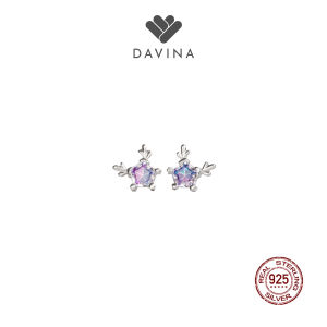 DAVINA Ladies Dyani Earrings Sterling Silver 925 - Anting Wanita Perak S925 Natal Rusa Stud