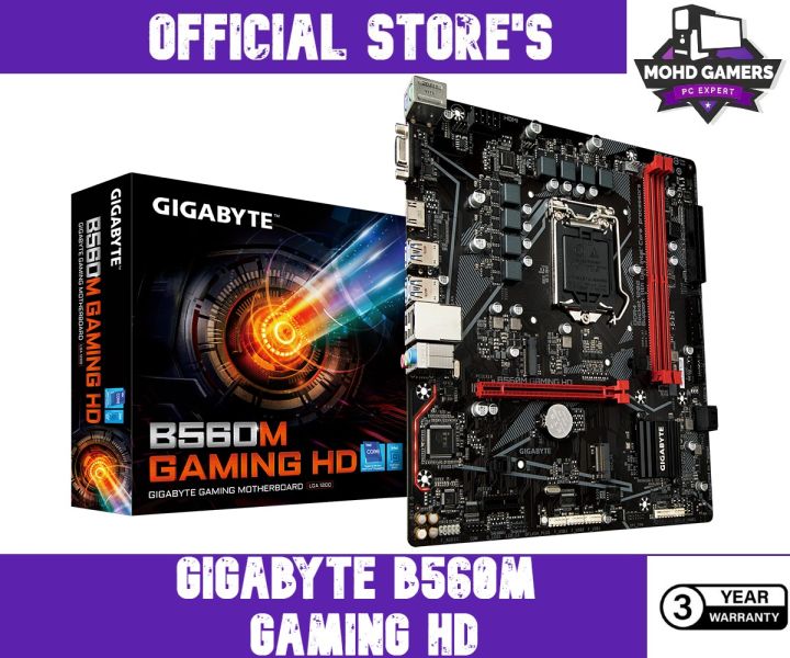 Gigabyte Intel B560M GAMING HD LGA1200 mATX Motherboard | Lazada
