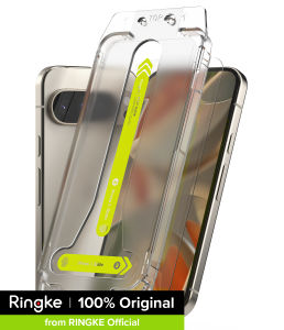 Ringke Easy Slide Glass [2 Pack] Compatible with [Google Pixel 9 Pro XL / Pixel 9 Pro / Pixel 9] Screen Protector with Installation Tool HD Quality 9H Hardness Tempered Glass Film