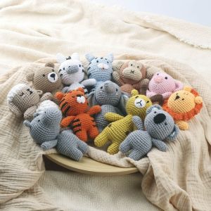 Babies Knit Multiple Type Animal Plush Toy Plush Toy Girls Stuffed Appease Sleeping Toy for Babies2026