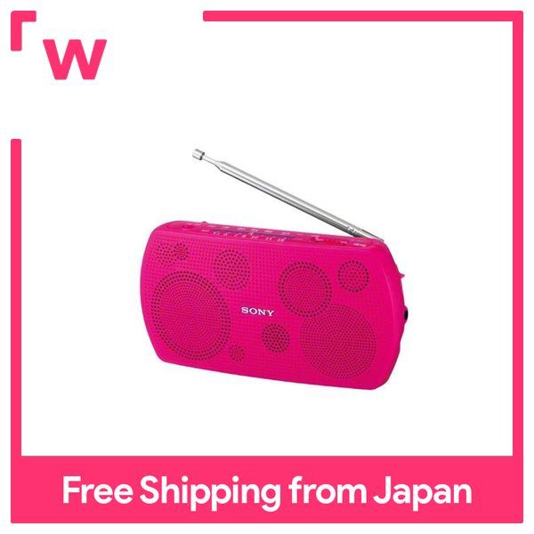 SONY Stereo Portable Radio Pink SRF-18/P
