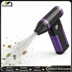 【Vodool】 Dust Blower 5-Speed Handheld Portable Dust Blower Electric Dryer Screen Display Rechargeable for Air Bed Snow Removal Outdoor