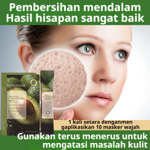 【Penjualan panas】Masker Pembersih Alpukat dan Centella Asiatica Masker Gelembung Pembersih Pori-pori Masker pelembab Masker Alpukat Kompleks Pengontrol Minyak Masker Pelembab
