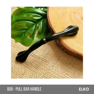 Etivo B06 Pull Bar Handle Black | Tarikan Laci Hitam | Gagang Pintu Lemari