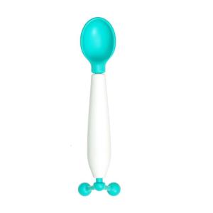 Childrens Scoop Soft Baby Spoons Rotatable Training Scoop Temperature Spoon First Stage Scoop Gift for Toddlers