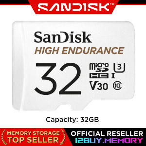 SanDisk High Endurance microSD Card Security Dash Car Cam CCTV 32GB 64GB 128GB 256GB 512GB QQNR 12BUY.MEMORY