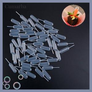 [Cumarba] 100pcs Plastic Squeeze 4ml Transfer Dropper Disposable Pipettes For Cupcake