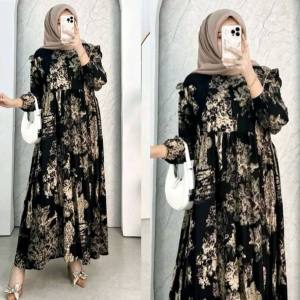 Gamis Anjani Bahan Rayon Viscose Premium Busui