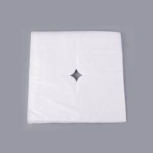 【COD】100PCS Disposable Hole Towel Square Round Pillow Towel Beauty Salon Massage Bed Sheet Face Cover