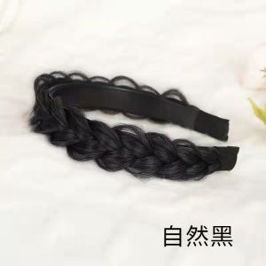 Fishbone Braid Headband 🎀 鱼骨辫假发发箍 Cekak Rambut Viral Trendy Modem Wig Hairband Hair Accessories Women Fashion