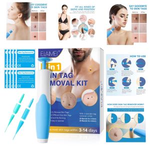 Tag Remover - Auto Skin Tag Remover Pen with 48 Micro and Regular Skin Tag Bands User-Friendly Safe and Painless Remove Small to Regular (2mm-8mm) Sized Skin Tags Mole Remover Pen