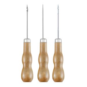 J Kim khâu tay cầm bằng gỗ dùng sửa chữa giày da thủ công tiện lợi CINDY YG