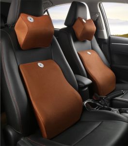 [XẢ HÀNG] Gối tựa đầu ô tô chất liệu cao su non cao cấp chống đau mỏi lưng cổ và vai gáy tạo cảm giác thoải mái khi lái xe