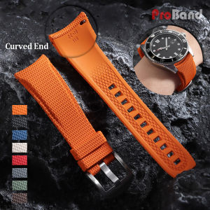 20/21/22mm FKM Rubber Watch Strap Curved End QuickRelease Silicone Watchband for Longines for Seiko Swordfish for Rolex Bracelet2026