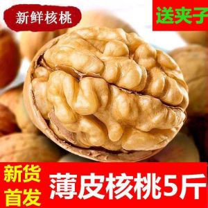 [Anmi Food] 新疆薄皮大核桃批发坚果原味干核桃2500g Xinjiang thin shell walnut thin shell big walnut nut casual snack