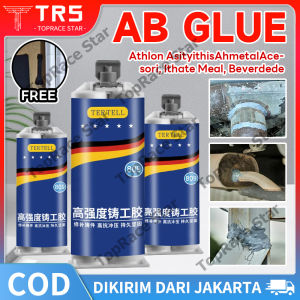3PCS Lem AB Besi Super Kuat Tahan Panas Lem Perekat Super 100g Untuk Reparasi Mobil / Rumah (lem Besi Kayu Kaca Plastik Karet Metal)lem Perekat Super Pasta Perbaikan Metal Casting Glue