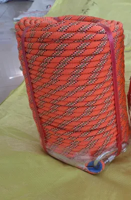 12mm*200m climbing rope/static rope/safety rescue rope/fire rope with 2 climbing buckles