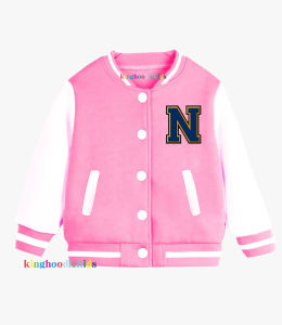 Jaket Varsity Anak Laki Laki Inisial N Umur 2 3 4 5 6 7 8 9 10 11 12 Tahun Jaket Baseball Anak Cewe Cowo/Hoodie Swaeter Anak Inisial N