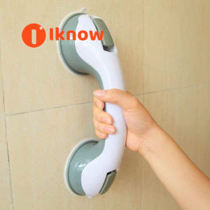 I Konw แผ่นรองอาบน้ําสําหรับห้องน้ํา2ชิ้นพร้อมมือจับยึดบาร์เพื่อความปลอดภัยในอ่างอาบน้ํา-สากล