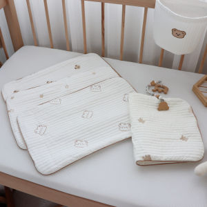 หมอนผ้าฝ้ายเด็กเกาหลีพร้อมปลอกถอดออกได้-หมอนนอนเด็กระบายอากาศการ์ตูน30*50ซม