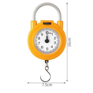 Handheld Scale High Accuracy Portable Kitchen Spring Scale Hanging Scale Small Scale for Home Use