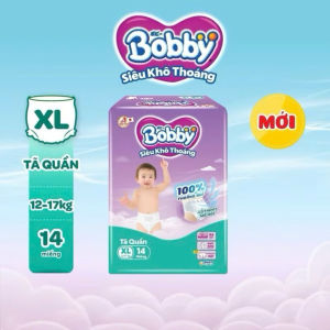 Tã bĩm quần Bobby Siêu Khô Thoáng size M/L/XL/XXL/XXXL