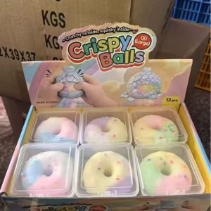 Stress Relief Toy Chocolate Handmade Ball Crunchy Slow-Rebound Wax Skin Squeeze Stress Relief Simulate Sensory Creative Gift