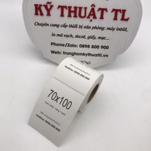 Tem nhiệt 70x100 - DECAL nhiệt 7x10cm in nhãn in vận đơn