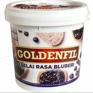 GoldenFil Blueberry Jam 1kg Selai Bluberi