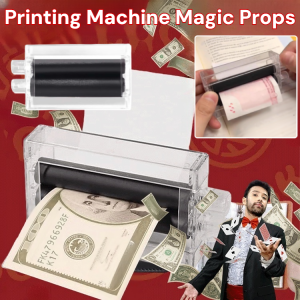 【White paper turns into money】Printing Machine Magic Props Dollar Money Printer Maker Close-up Trick Toy
