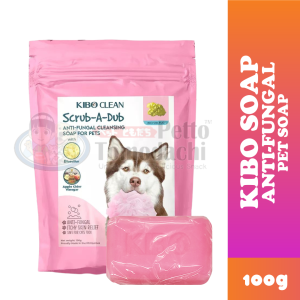Kibo Clean Anti-Fungal Cleansing Dog Soap 100g (Scrub-A-Dub) Dog Shampoo Shampoos For Dogs Pet Care Products and Accessories Dog Shampoo and Conditioner with Perfume