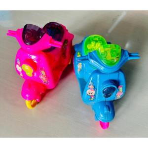 2PCS MAINAN MOTOR VESPA LUCU MAINAN MOTORAN DORONG MODEL SCUTER LUCU