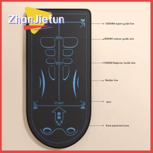 zhanjietun เสื่อโยคะกันลื่นเป็นมิตรกับสิ่งแวดล้อม1ชิ้นเสื่อล้อออกกำลังกายสำหรับออกกำลังกายที่บ้านอุปกรณ์ฟิตเนส