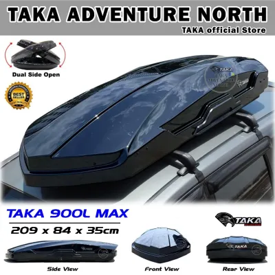 TAKA 900L MAX Car Roof Box [Explorer Series] [Glossy Black] Cargo ROOFBOX