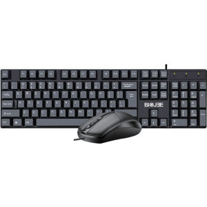 Combo Bàn Phím và Chuột Văn Phòng Có Dây T18 – Gõ Êm Chuột Nhạy Thiết Kế Ergonomic Cho PC Laptop