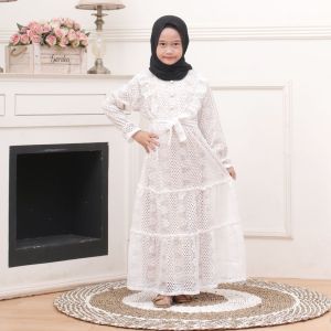 Zalfa Syari Set Mom Kids 3-12 Tahun / Set Mom And Kids / Gamis Couple Ibu dan Anak / Baju Muslim Ibu dan Anak / Baju Muslim Terbaru 2021 - SHABBY BRUKAT CLASSIC