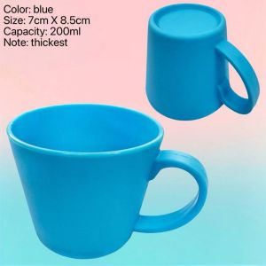 Coffee cup with handle shatter-resistant and heat-resistant drinking cup plastic water cup