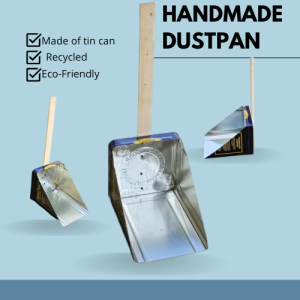 Handmade Lata Type Dustpan Eco-Friendly Recycled Tin Can Daily Use