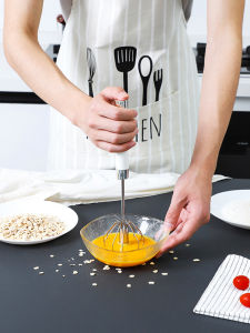 YESPERY Whisk household mini semi-automatic manual hand-held cream whisk stainless steel egg whisk