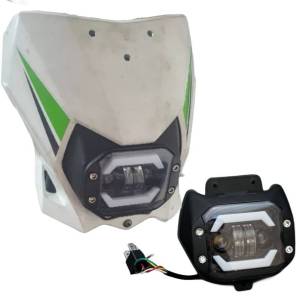 LED หน้ารถ ส่องสว่าง klx  WR155 ปรับใส่ได้หลายรุ่น ไฟหน้า ไฟหน้ารถ  FKW1