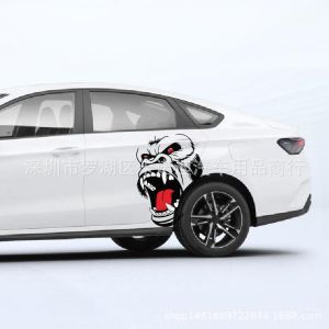 AE New foreign trade car modification horror ape totem gorilla car sticker decorative decal for pickup truck body sticker door sticker
