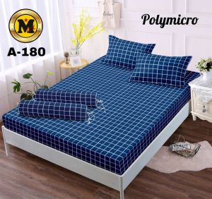 GRATIS ONGKIIR Sprei aesthetic korea kotak emily abu ukuran 180x200 160X200 120X200
