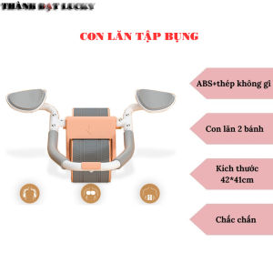 Con lăn tập bụng trợ lựcdụng cụ tập plank giảm mỡ bụng hiệu quả hạn chế sai tư thế chấn thương