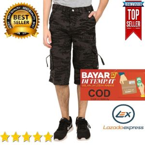 Celana Pendek Cargo Loreng Gravy: Desain & Bahan