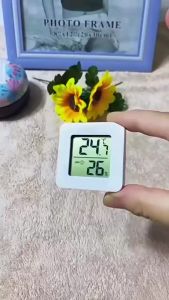 Mini LCD Digital Temperature Thermometer Hygrometer Humidity Meter Detector Indoor Room Instrument Suhu dan Kelembapan