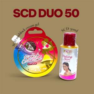 SCD Sunblock Cream Gel with Cica and SCD Peeling Lotion 50ml