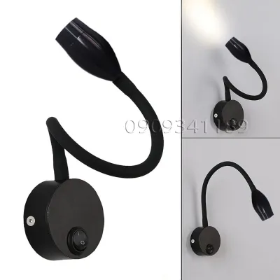 Đèn rọi LED 3W-220V gắn tường đầu giường chuyên dụng Đọc sách Làm việc Soi trang trang trí - DW002