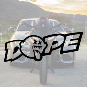 Dope Fun Ghost Sticker for Motor Decal Hypebeast Graffiti Waterproof Decals Stickers Motor Car Ebike Cool