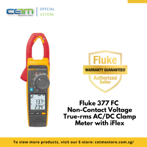 Fluke 377 FC Non-Contact Voltage True-rms AC/DC Clamp Meter with iFlex